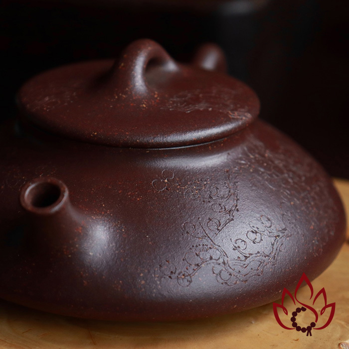 Ấm Tử Sa Thạch Biều Gia Bình Ẩn Sĩ | Đáy Tào Thanh | 120cc